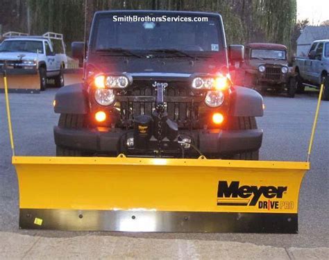 Smith Brothers Services Jeep Wrangler Meyer Drive Pro Snow Plow