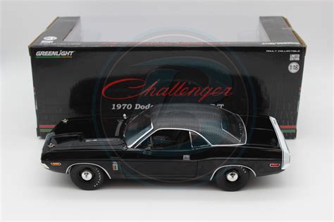 1970 Dodge Challenger Rt 426 Hemi The Black Ghost 118 Scale
