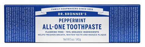 Dr Bronners All One Organic Peppermint Toothpaste 5oz