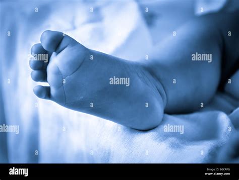 Baby Feet Newborn Stock Photo Alamy