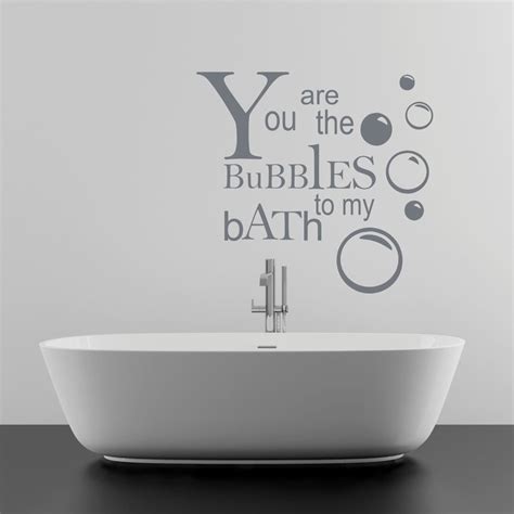 Bathroom Bubbles To My Bath Wall Decal Sticker Etsy