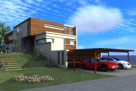 Weekend House 3d Dwg Model For Autocad Designs Cad