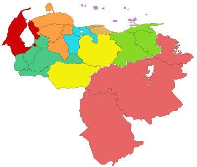Regiones político administrativas de Venezuela Venezuela