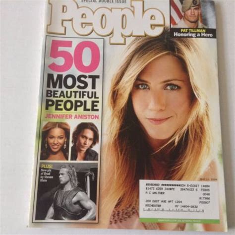 People Magazine 50 Most Beautiful Jennifer Aniston May 10 2004
