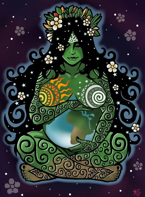 Earth Mother By Orupsia Amazing Artist On Deviantart Divinefeminine Mother Nature Goddess