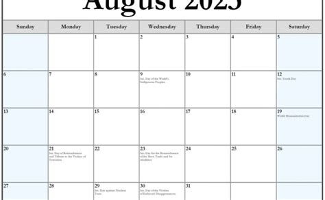 August 2023 Download Calendar 2023 Philippines Calendar With Holidays