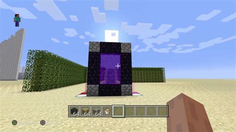 How To Light The Nether Portal Without A Flint And Steel Minecraft