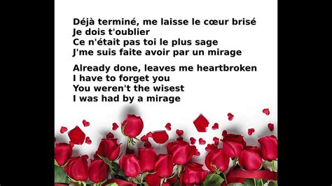 Nour Premier Amour English Lyrics Version Eng And French Paroles First Love Youtube