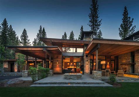 Mountain Modern Home In Martis Camp With Indoor Outdoor