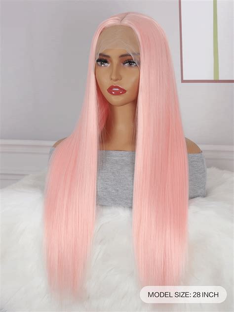 T Part Lace Front Long Straight Synthetic Wig Shein Usa