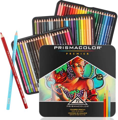 Prismacolor Premier Soft Core Colored Pencil 72 Pack Writer