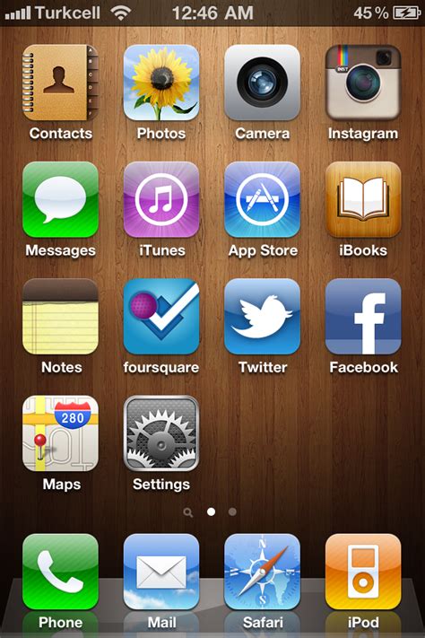 My Iphone 4 Home Screen By Halilgokdal On Deviantart