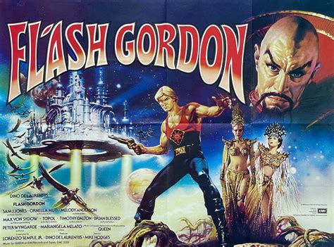 Lot 10 Flash Gordon British Quad Film Poster