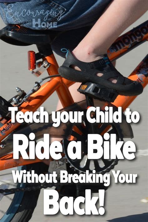 How To Teach Your Child To Ride A Bike Without Breaking Your Back