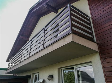 Profile Aluminiowe Lakierowane Proszkowo Barierka Balkonowa Balustrada