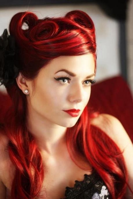 pin up hairstyles for long hair style and beauty
