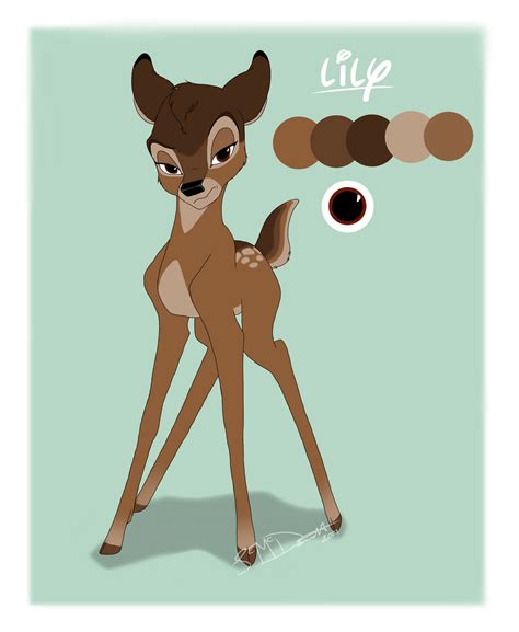 Bambi Oc Lily By Merlynsmidnight On Deviantart Bambi Art Deer Cartoon Disney Art