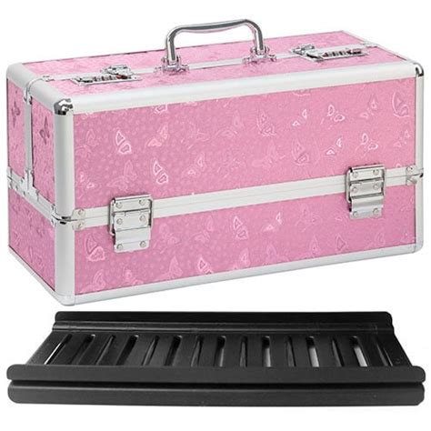 Lockable Vibrator Case Large Pink Sex Toy Storage