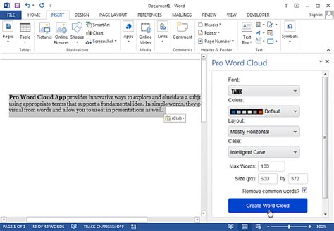 Create Word Clouds In Word And Powerpoint With Word Cloud App