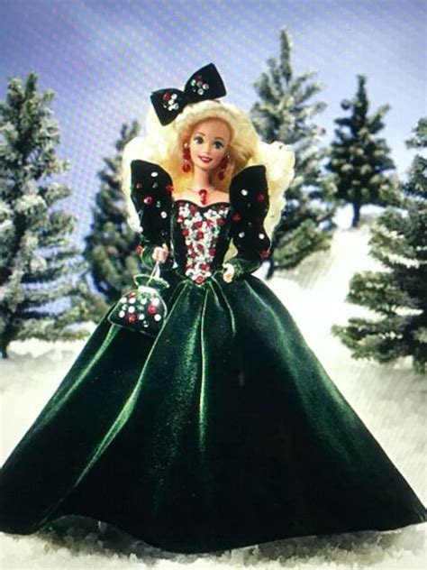 Happy Holidays Barbie Vintage 1991 4th In Special Edition Series Free Shipping Ebay