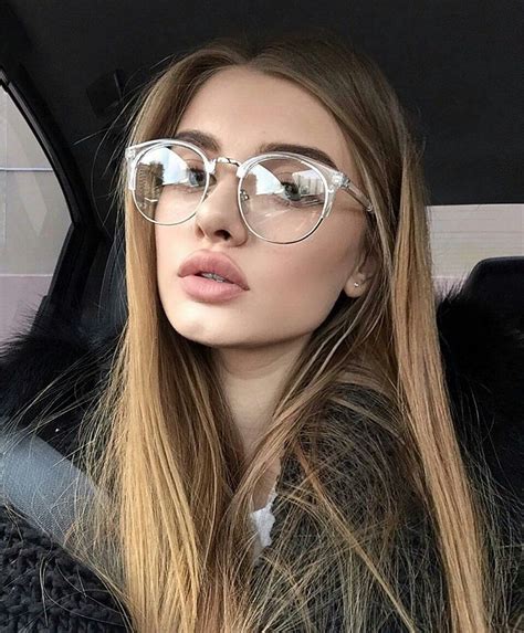 Snezhana Yanchenko Looking Irresistible In Glasses Full Size 992 × 1200 Chic Glasses