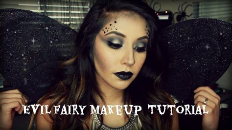 Easy Evil Fairy Halloween Makeup Youtube