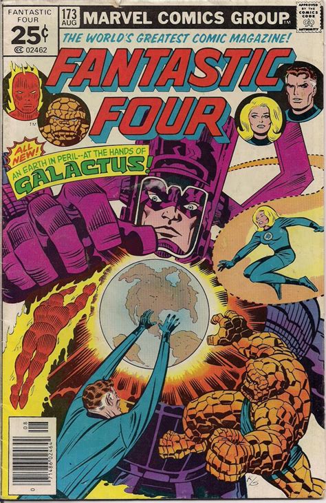 Galactus Marvel Comics Fantastic Four 173 Roy Thomas John Buscema