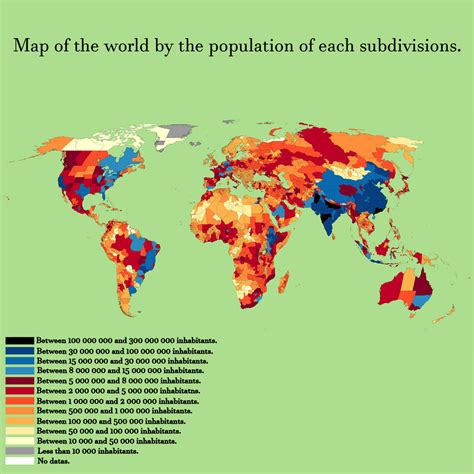 World Map Subdivisions Wayne Baisey