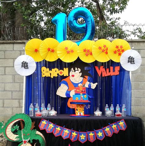 Cumpleaños Añito 10 Cumpleaños De Dragón Fiesta De Goku Piñata De Goku