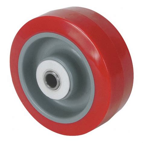 Grainger Approved Polyurethane Tread On Plastic Core Wheel 5 In Wheel