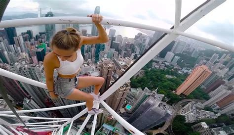 Daredevil Couple Take Perilous Selfie After Climbing To The Top Of