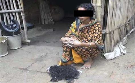 Bengal Womans Husband Forced To Chop Off Her Hair As Punishment For