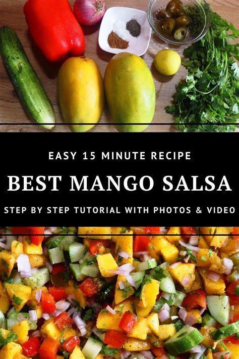 Easy Mango Salsa Recipe The Yummy Delights Recipe Fresh Mango