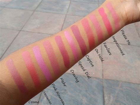 MAC Lipstick Swatches Part Pink Shades Vanitynoapologies Indian Makeup And Beauty Blog