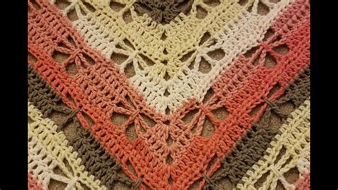 Part 2 The Butterfly Stitch Prayer Shawl Crochet Tutorial Youtube