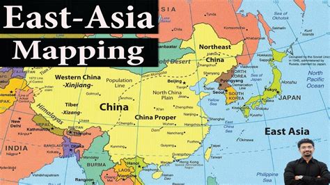 East Asia Mapping World Geography Mapping Upsc Ssc State