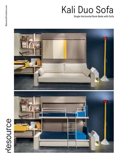 Kali Duo Sofa Single Horizontal Bunk Beds With Sofa Pdf