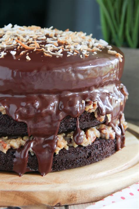 Write name on birthday cakes and cards wishes to her family. German Chocolate Birthday Cake | Say Grace