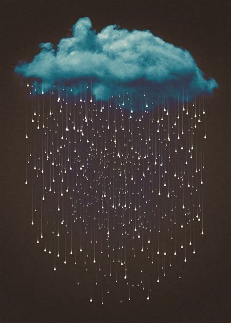 Mystical Enchantments Rain Cloud Autumn Art Phone