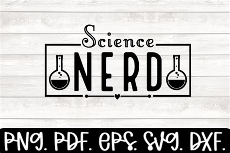 Science Nerd Induvial Creations Graphic By Craft King · Creative Fabrica