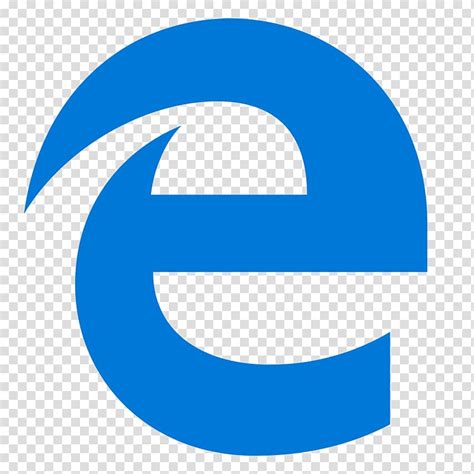Microsoft Edge Web Browser Logo Microsoft Transparent Background Png