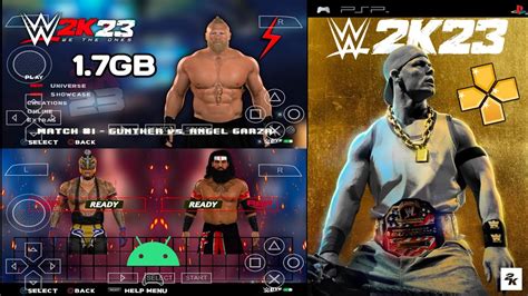 Wwe 2k23 Psp Game For Ppsspp Emulator On Android Mobile Device