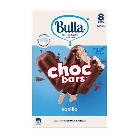 Bulla Choc Bars Vanilla