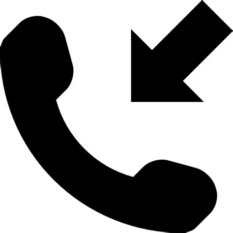 Symbol Calls Call Symbols Phone Incoming Auricular Arrow