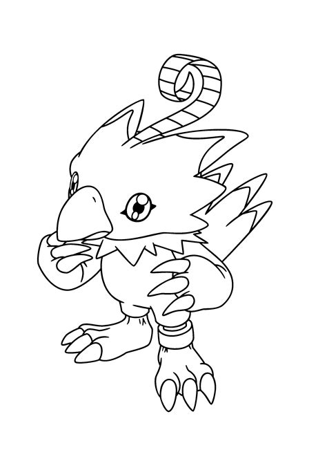 Digimon Coloring Page Coloring Home