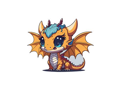 Cute Dragons Clipart Cute Dragons Png Graphic By Phoenixvectorarts