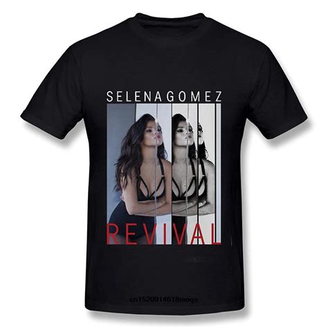 Gildan Funny T Shirts Men Cotton T Shirt Sixtion Selena Gomez The