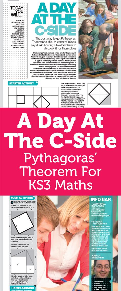 Ks3 Maths Lesson Plan Use Pythagoras Theorem In An Investigation To