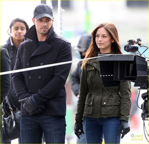Kristin Kreuk And Jay Ryan Film Beauty And The Beast Action Scenes In