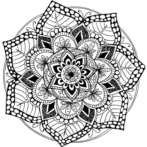 Free Printable Mandala Coloring Pages For Adults At Getdrawings Free